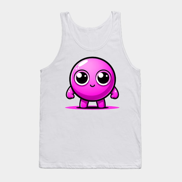 CUTE PINK PEA (ERVILHA ROSA FOFA) Tank Top by GMICHAELSF